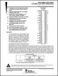 SN75LVDM977DLR datasheet:  9-CHANNEL DUAL-MODE TRANSCEIVERS SN75LVDM977DLR