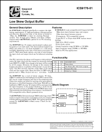 AV9176M-01 datasheet: Low skew output buffer AV9176M-01