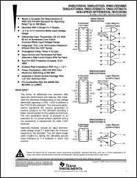 SN65LVDS3486AD datasheet:  HIGH-SPEED DIFFERENTIAL RECEIVERS SN65LVDS3486AD