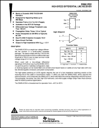 SN65LVDS2DBVR datasheet:  HIGH-SPEED DIFFERENTIAL LINE RECEIVER SN65LVDS2DBVR