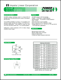 ILC5062M-26 datasheet: 2.6V Power supply reset monitor with complementaty CMOS output ILC5062M-26