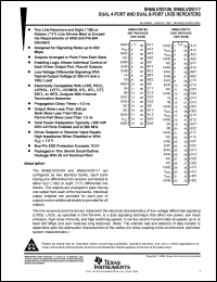 SN65LVDS109DBT datasheet:  DUAL 4-PORT REPEATER SN65LVDS109DBT