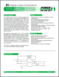 ILC6301 datasheet: 100 mA DC/DC converter ILC6301