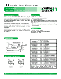 ILC6371CP-25 datasheet: 2.5V Step-up switching regulator with shutdown ILC6371CP-25