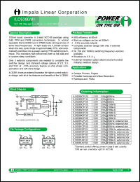 ILC6381CP-25 datasheet: 2.5V Step-up dual-mode switcher with shutdown ILC6381CP-25