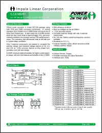 ILC6380BP-33 datasheet: 3.3V Step-up dual-mode switcher with shutdown ILC6380BP-33