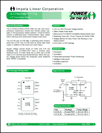 ILC706M datasheet: mP supervisory circuit ILC706M