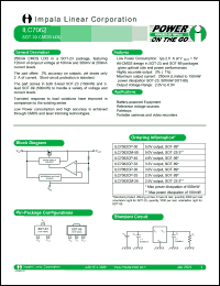 ILC7062CP33 datasheet: 3.3V CMOS LDO ILC7062CP33