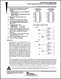 SN65LVDS104DR datasheet:  1:4 LVDS REPEATER SN65LVDS104DR