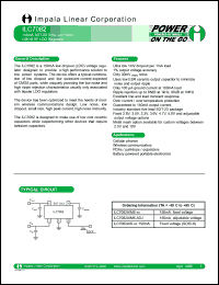 ILC7082AIK-285 datasheet:  150mA  Ultra low noise CMOS RF-LDO regulator ILC7082AIK-285