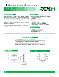 ILC7262CS-50/33 datasheet: 3.3V Dual CMOS LDO ILC7262CS-50/33