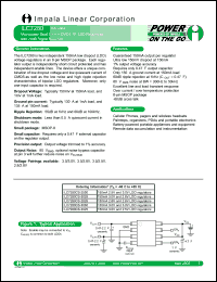ILC7280CS-2530 datasheet: 150mA Micropower dual CMOS RF LDO regulator ILC7280CS-2530