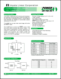 ILC809M datasheet: 4.38V Voltage monitor ILC809M