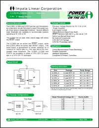 ILC810T datasheet: 3.08V Voltage monitor ILC810T