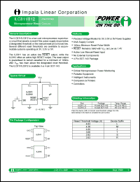 ILC812S datasheet: 2.93V Microprocessor reset circuit ILC812S
