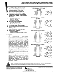 SN65LVDM180D datasheet:  HIGH-SPEED DIFFERENTIAL LINE DRIVERS AND RECEIVERS SN65LVDM180D