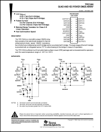 TPIC1504DW datasheet:  QUAD AND HEX POWER DMOS ARRAY TPIC1504DW