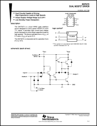 SN75372D datasheet:  DUAL MOSFET DRIVERS SN75372D