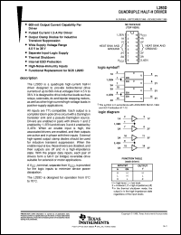 L293DDWP datasheet:  QUADRUPLE HALF-H DRIVERS L293DDWP