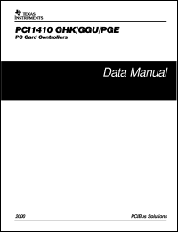 PCI1410GGU datasheet:  PC CARD CONTROLLER PCI1410GGU
