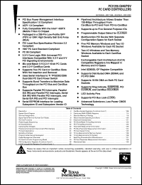 PCI1225GHK datasheet:  PCI-TO-PC CARD CONTROLLER PCI1225GHK