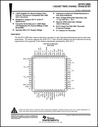 SN75FC1000BPHD datasheet:  1-GIGABIT FIBRE CHANNEL TRANSCEIVER SN75FC1000BPHD