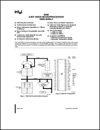 D8088 datasheet: 8-bit HMOS microprocessor D8088