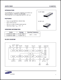 S1A2298A01-A0B0 datasheet: AM/FM tuner + MPX S1A2298A01-A0B0