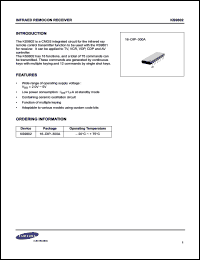 S5C7221X01-V0B0 datasheet: Timing & sync. generator for B/W CCD S5C7221X01-V0B0