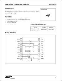 KC73129UBA datasheet: 1/3 inch CCD image sensor for CCIR camera KC73129UBA