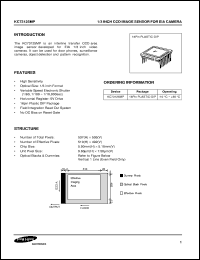 S5F333SZ03-LBB0 datasheet: 1/3 inch CCD image sensor for VGA compatibility S5F333SZ03-LBB0