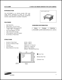 S5F425NX03-LDB0 datasheet: 1/4 inch CCD image sensor for NTSC camera S5F425NX03-LDB0