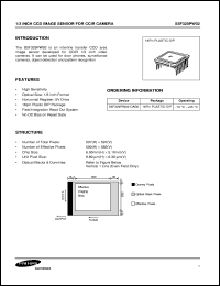 KC74129B datasheet: 1/4 inch CCD image sensor for CCIR camera KC74129B