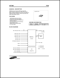 KB2516 datasheet: Triple 8-bit analog-to-digital converter KB2516