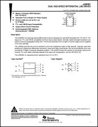 UA9638CP datasheet:  DUAL HIGH-SPEED DIFFERENTIAL LINE DRIVER UA9638CP