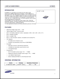 S1T2425A01-D0B0 datasheet: Speech network with dialer interface S1T2425A01-D0B0