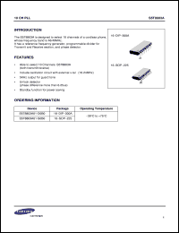 S1T8603X01-S0B0 datasheet: Universal speech network S1T8603X01-S0B0