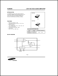 KS8620N datasheet: 1 chip CODEC for digital answering phone KS8620N