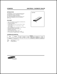 KS16114 datasheet: 14400 bps fax modem KS16114
