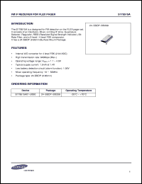 S6A1070 datasheet: 16com/80seg driver & controller for dot matrix LCD, mirror type pad configuration S6A1070