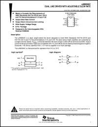 UA9636ACP datasheet:  DUAL LINE DRIVER WITH ADJUSTABLE SLEW RATE UA9636ACP