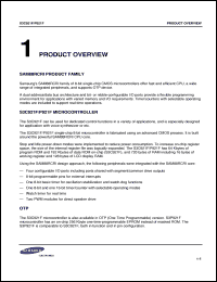 KS88C01008 datasheet: 8-bit single-chip CMOS  microcontroller. KS88C01008