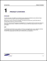 S3C8625 datasheet: 8-bit single-chip CMOS  microcontroller. S3C8625