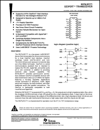 SN75LBC771DWR datasheet:  GEOPORT(TM) TRANSCEIVER SN75LBC771DWR