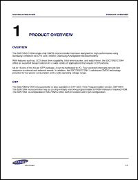 KS86C6404 datasheet: 8-bit single-chip CMOS  microcontroller. 4-Kbyte ROM, 208-byte RAM. KS86C6404