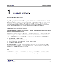 S3C7414 datasheet: Single-chip CMOS microcontroller. 256 x 4-bit RAM, 4,096 x 8-bit ROM, 1.8 V to 5.5 V. S3C7414