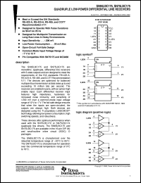 SN75LBC175D datasheet:  QUADRUPLE LOW-POWER DIFFERENTIAL LINE RECEIVER SN75LBC175D