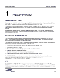 K4S560432A-TC/L75 datasheet: 16M x 4bit x 4 banks synchronous DRAM LVTTL. 256 Mbit SDRAM. Max freq. 133 MHz (CL=3), interface LVTTL. K4S560432A-TC/L75