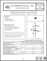 6A2 datasheet: Silicon rectifier 6A2