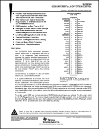 SN75970B1DGGR datasheet:  SCSI DIFFERENTIAL CONVERTER CONTROL SN75970B1DGGR